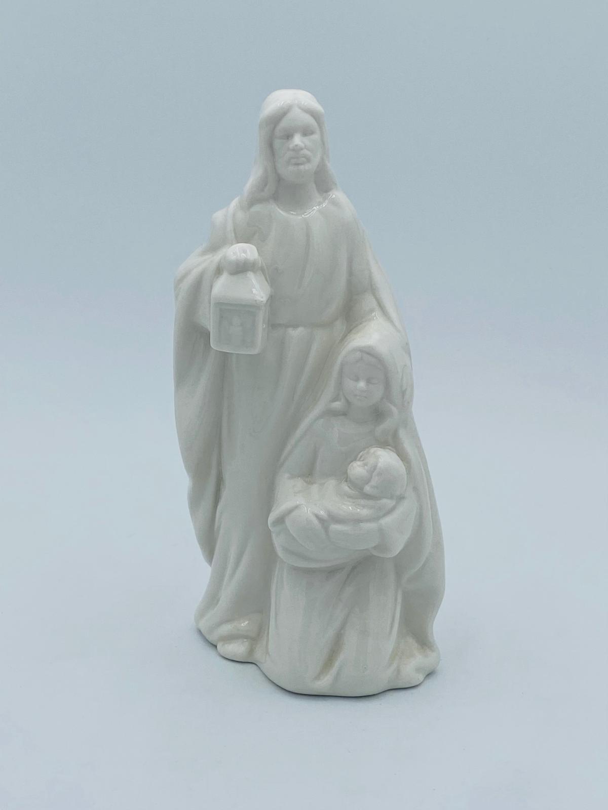 Heilige Familie - Porzellanfigur weiß