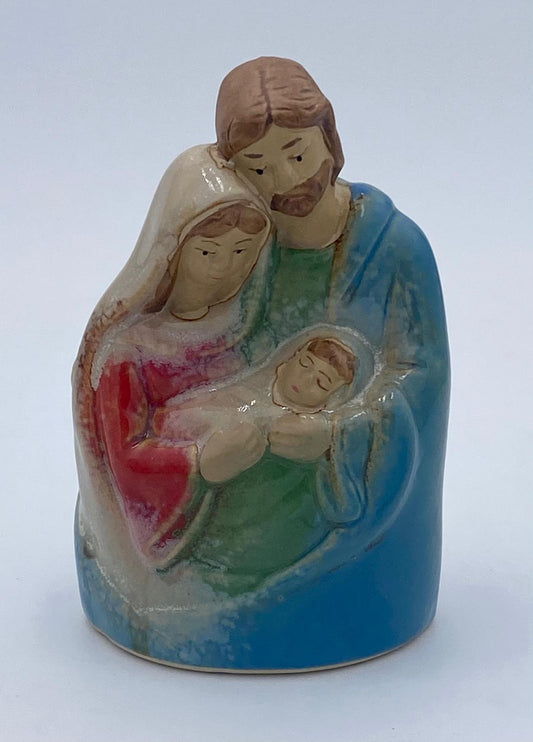 Porzellan Blockkrippe Heilige Familie