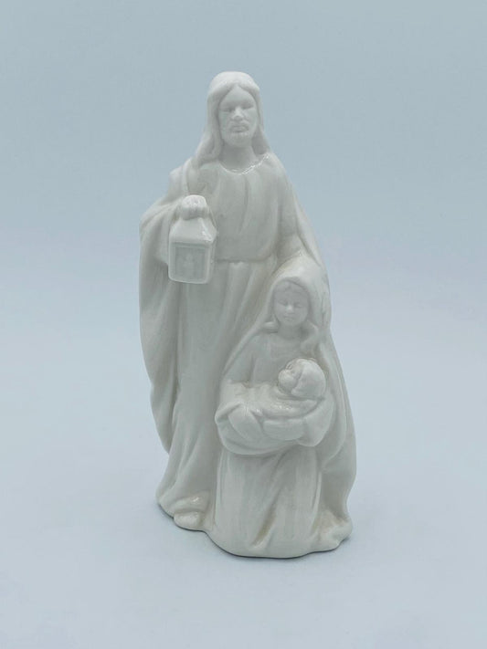 Heilige Familie - Porzellanfigur weiß