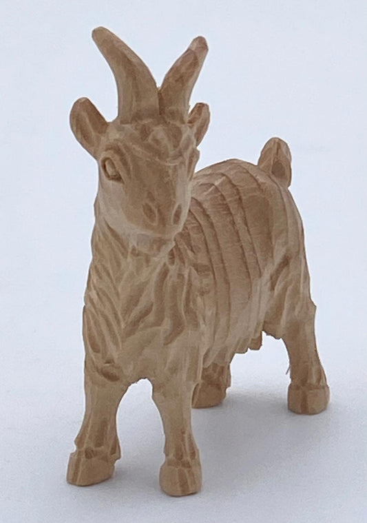 Tannenkrippe Figur Ziege (Zirbelkierfer)